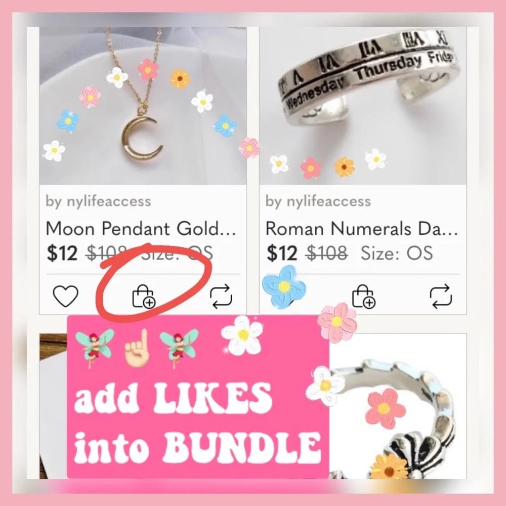 ❣️$25/3❣️ Rhinestones Moon N Star Ring - Picture 9 of 10